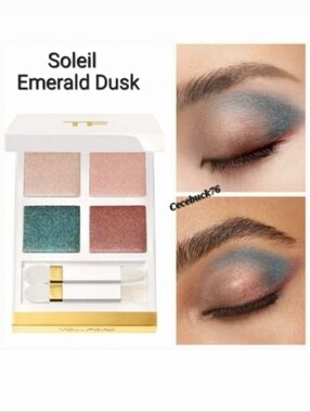 🌺Tom Ford Emerald Dusk Soleil Eye Color Quad Eyeshadow Palette